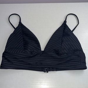 black bikini top